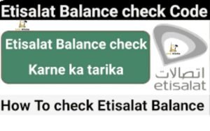 How to check Etisalat balance