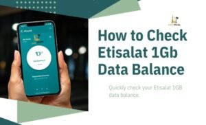 How to check Etisalat data balance