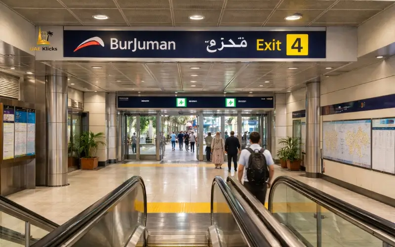 BurJuman metro station exit 4