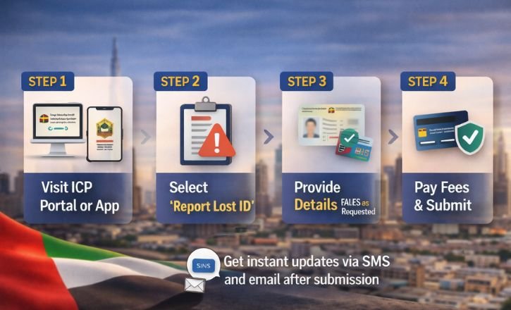How to Report a Lost Emirates ID Online (ICP Method)