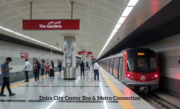 Deira City Center Bus Station 2 and Metro Connection