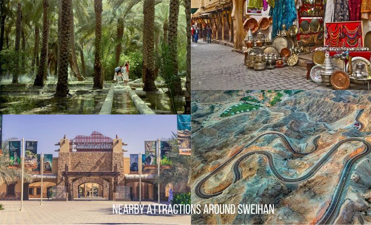 Nearby Attractions Around Sweihan
