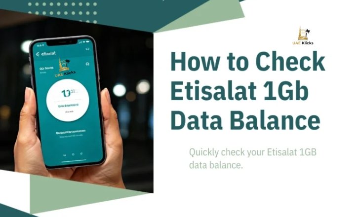 How to check Etisalat data balance