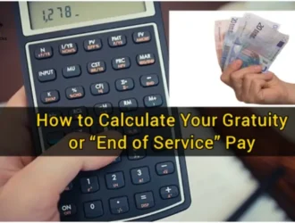 How to calculate gratuity in UAE