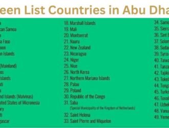 Green List Countries in Abu Dhabi