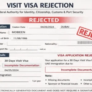 Visit Visa Rejected Dubai