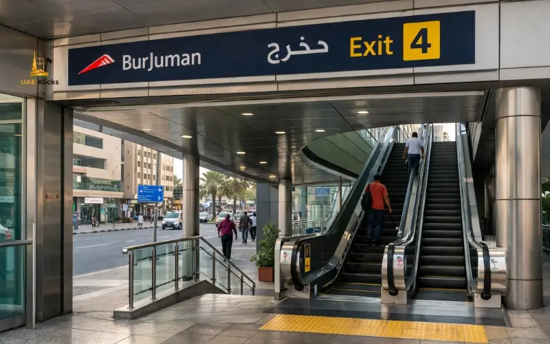 BurJuman metro station exit 4
