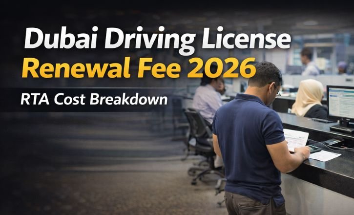 Dubai Driving License Renewal Fee