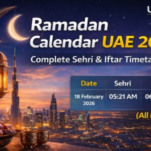 Ramadan Calendar UAE 2026