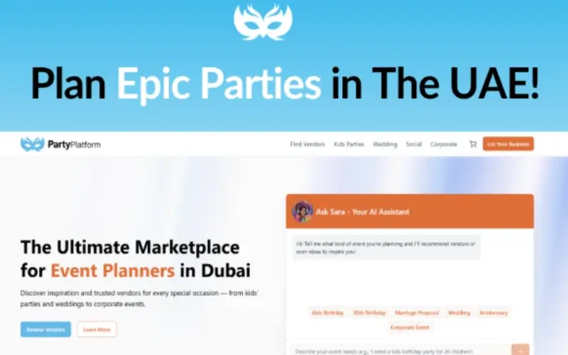 event planning marketplace uae
