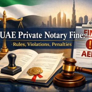 UAE Private Notary Fine