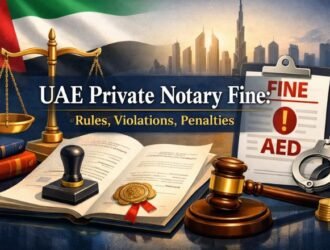 UAE Private Notary Fine