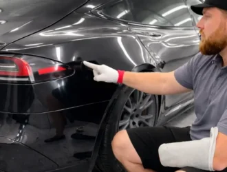 Tesla Paint Color Fading in UAE