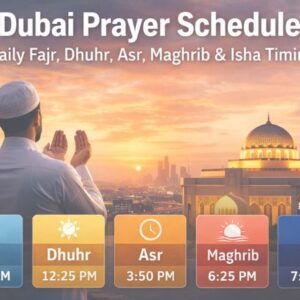 Prayer Schedule Dubai