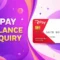 RPay Balance Enquiry