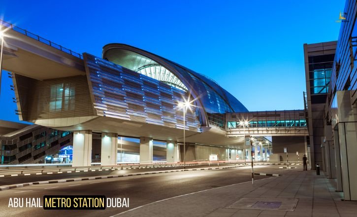 Abu Hail Metro Station Dubai