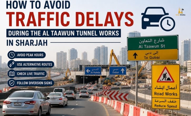 How to Avoid Traffic Delays During the Al Taawun Tunnel Works in Sharjah