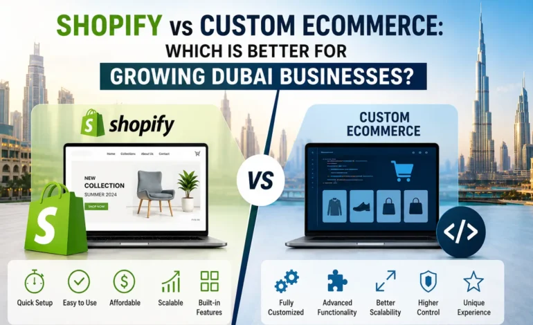 Shopify vs Custom Ecommerce: Best for Dubai Businesses