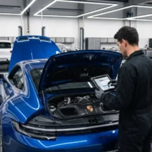 Porsche service in Abu Dhabi